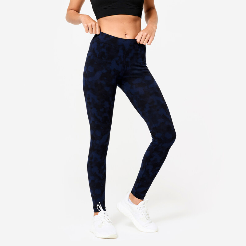 DOMYOS Dámské bavlněné fitness legíny 103702930