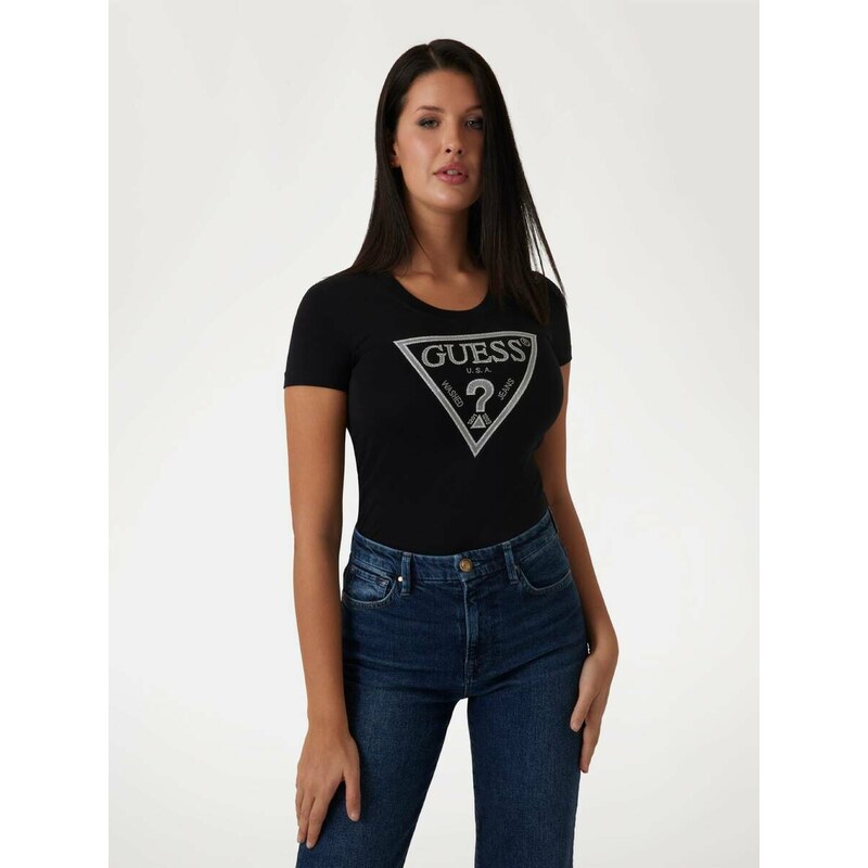 Guess dámské černé tričko 109096561
