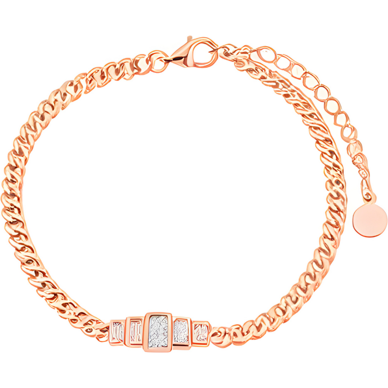 Olivie Stříbrný náramek 16+4cm ROSE 9368