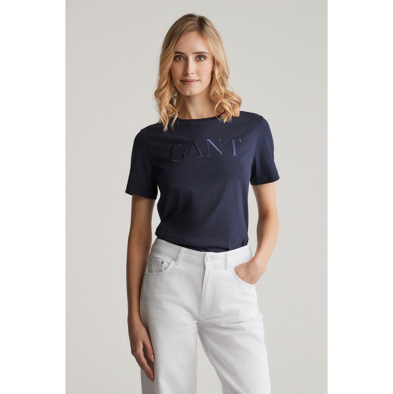TRIČKO GANT REG TONAL GRAPHIC SS T-SHIRT EVENING BLUE 103721439