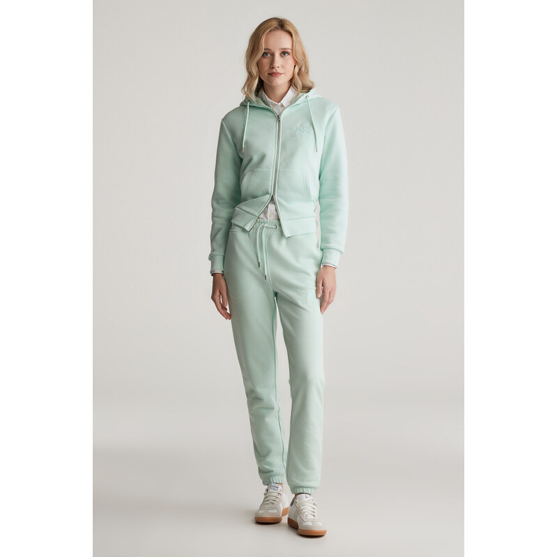 TEPLÁKY GANT REG TONAL SHIELD SWEATPANTS FADED MINT 103721471