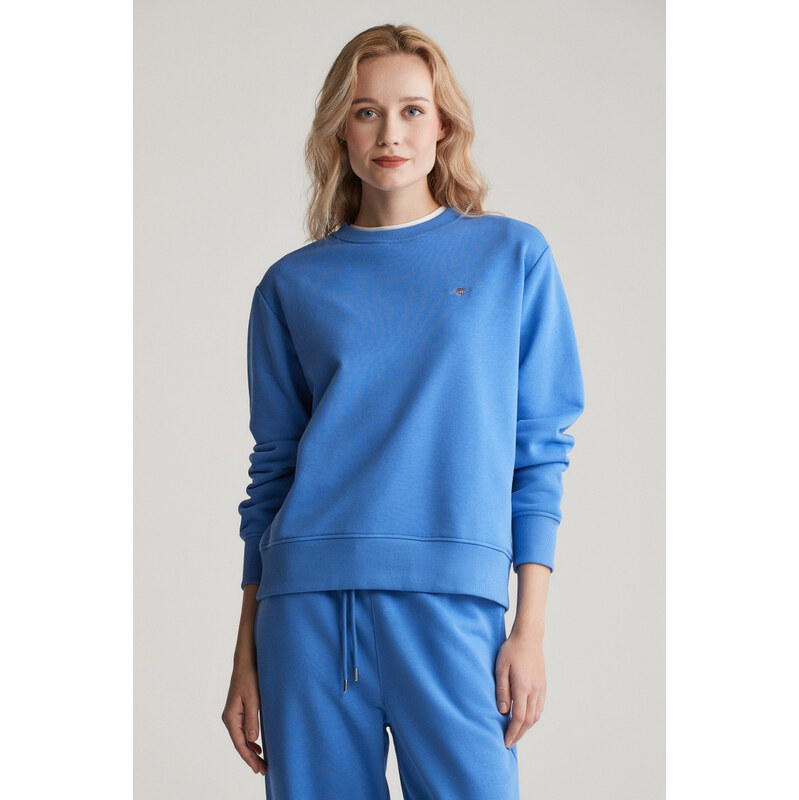 MIKINA GANT SHIELD C-NECK SWEAT PERFECT BLUE 103721490