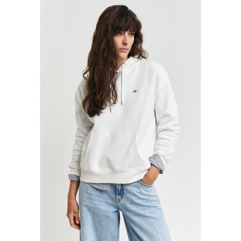 MIKINA GANT SHIELD HOODIE EGGSHELL 103721487