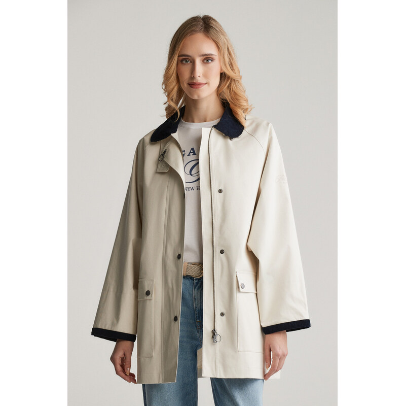 BUNDA GANT REL CORDUROY COLLAR JACKET LINEN 103721515