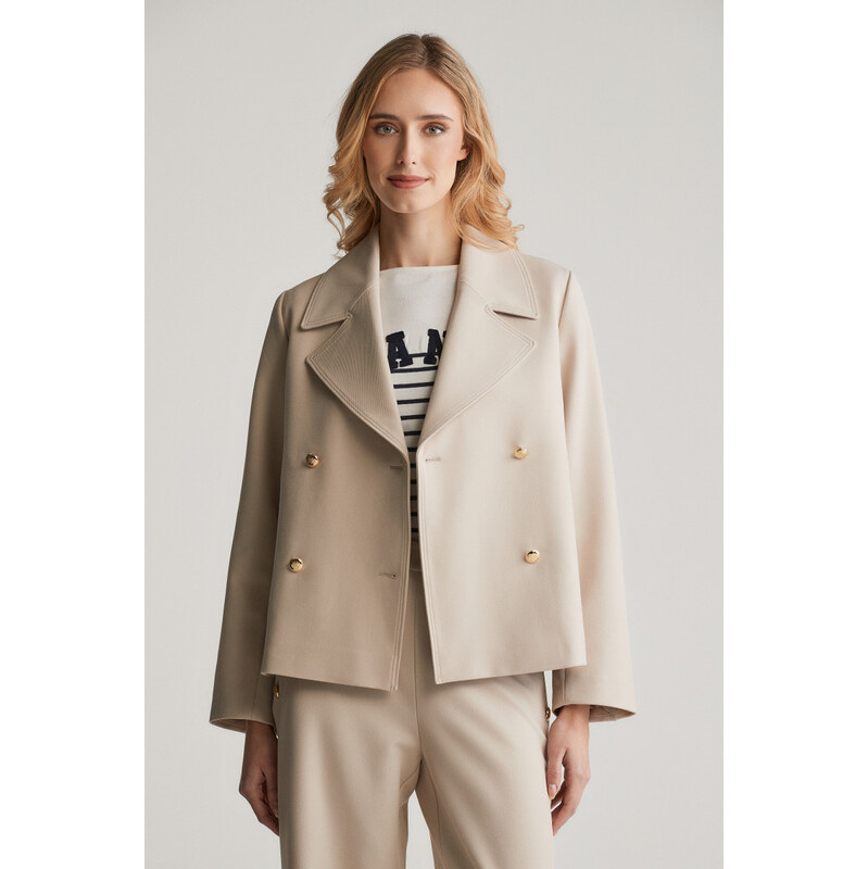 KABÁT GANT TEXTURE LIGHT PEACOAT SOFT OAT