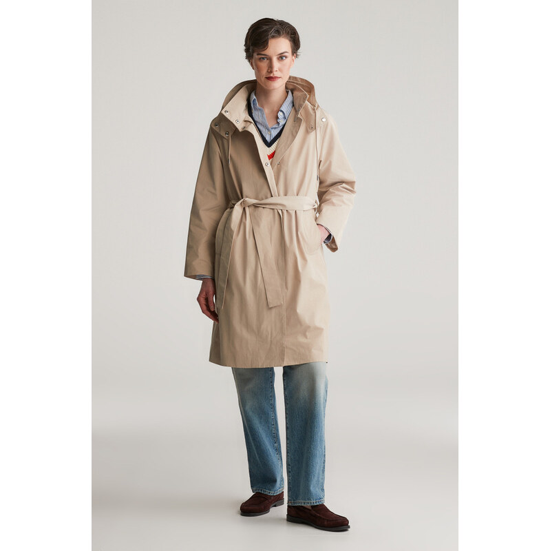 KABÁT GANT WIND COAT DRY SAND