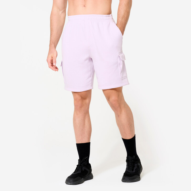 DOMYOS Pánské fitness cargo kraťasy