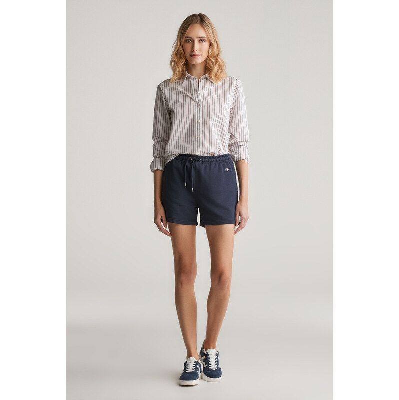 TEPLÁKOVÉ ŠORTKY GANT REG SHIELD SHORTS EVENING BLUE