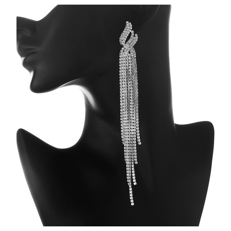 Flamenco Mystique Antialergické Křišťálové Náušnice K1626S, Umělé, 103724232