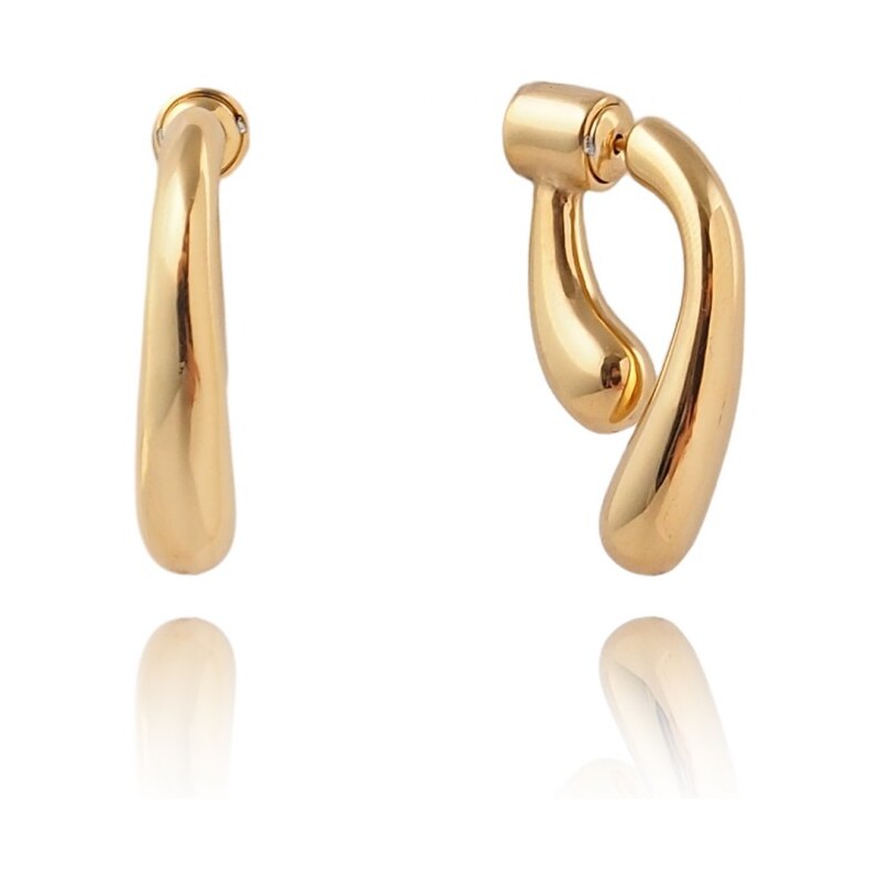 Flamenco Mystique 14k pozlacené náušnice z chirurgické oceli, puzeta 103724438