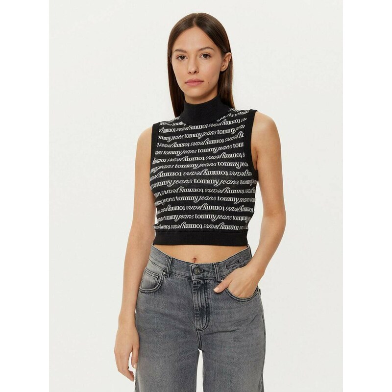 Tommy Jeans dámský černý top