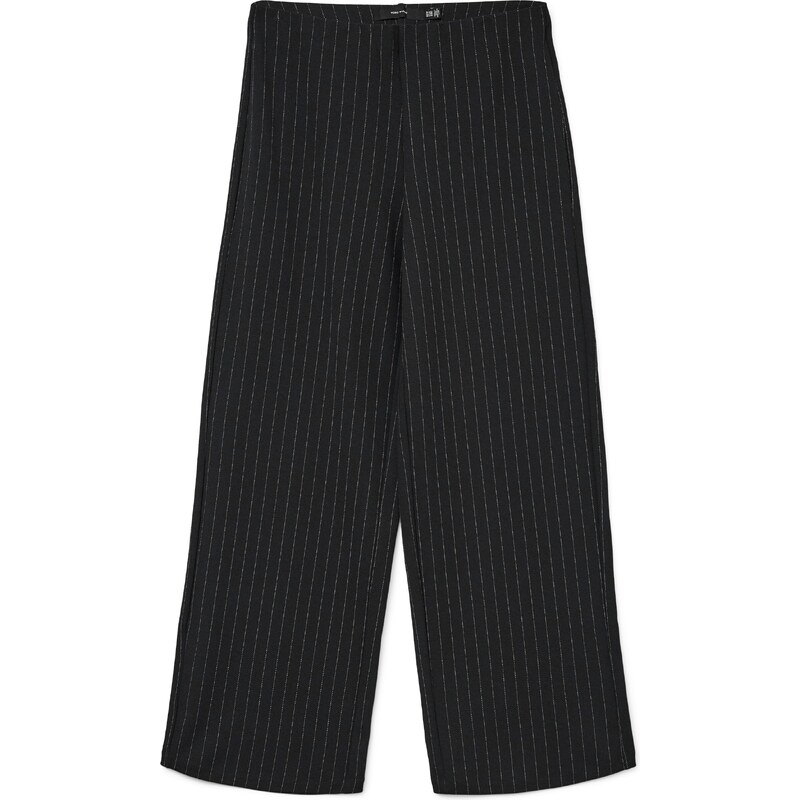 Vero Moda Petite Kalhoty 'VMBERLIN' antracitová / bílá