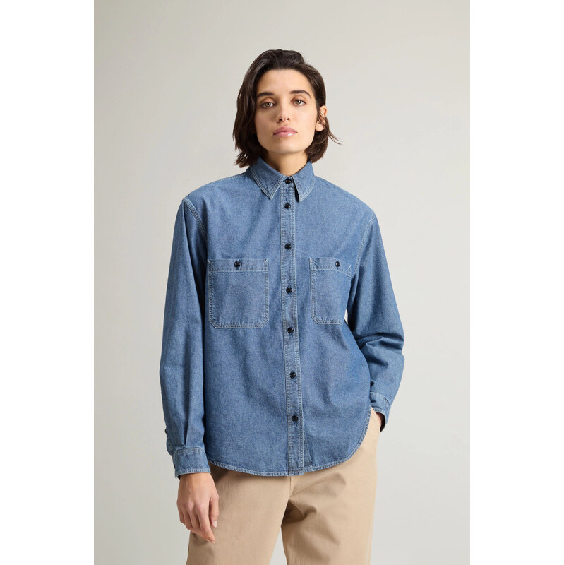 KOŠILE WOOLRICH CHAMBRAY SHIRT