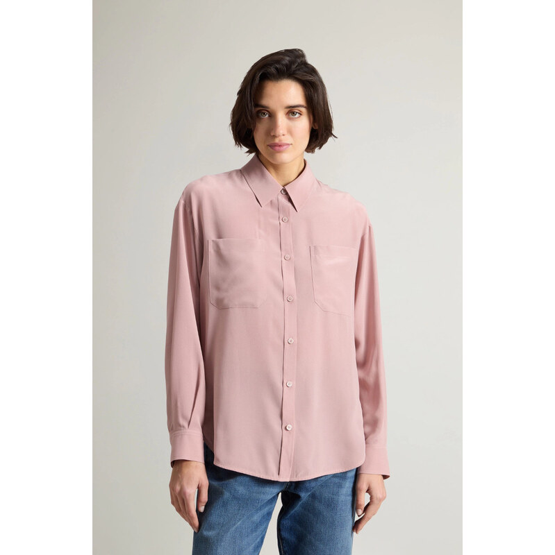 KOŠILE WOOLRICH WASHED SILK SHIRT