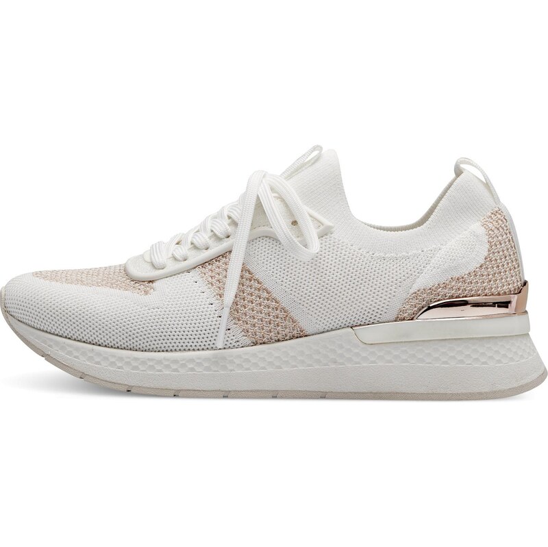 Tamaris textilní tenisky 23712 Wht/Rose Gold 103767678