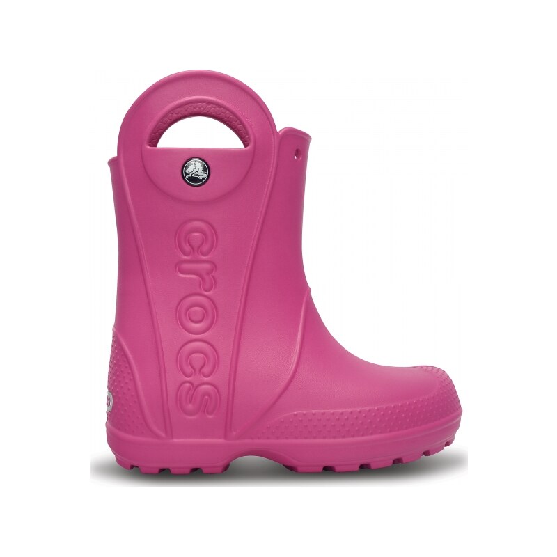 Holínky Crocs Handle It Rain Boot Kids - Fuchsia