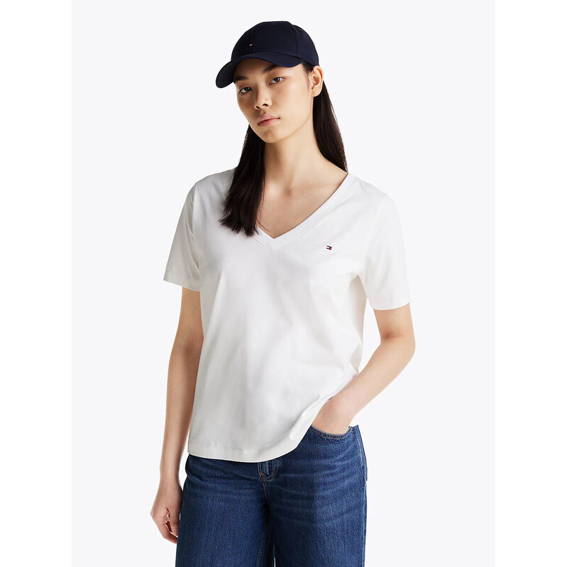 Tommy Hilfiger dámské bílé tričko