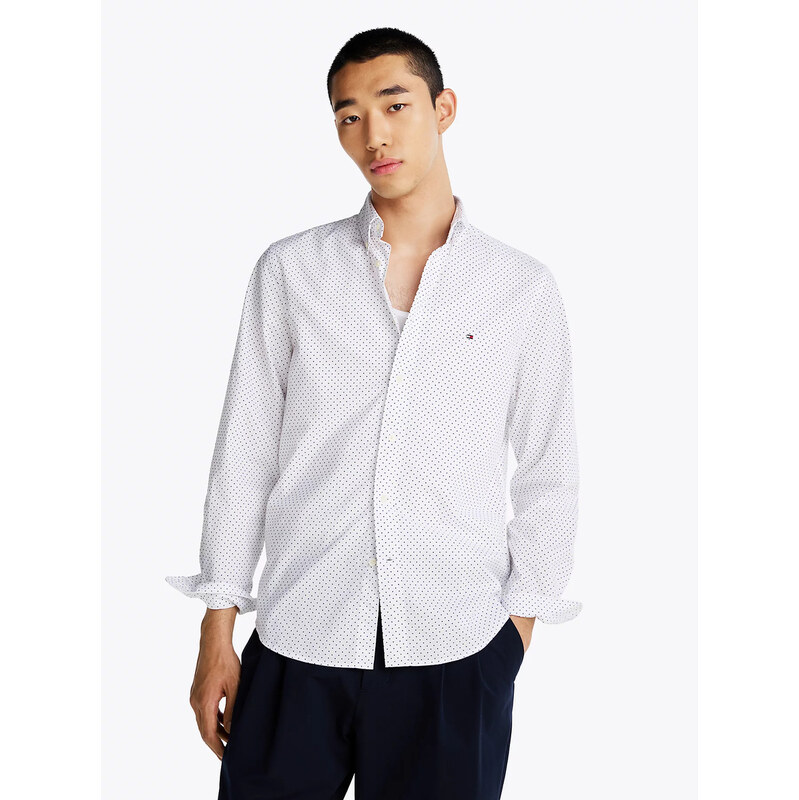 Tommy Hilfiger pánská bílá košile Poplin