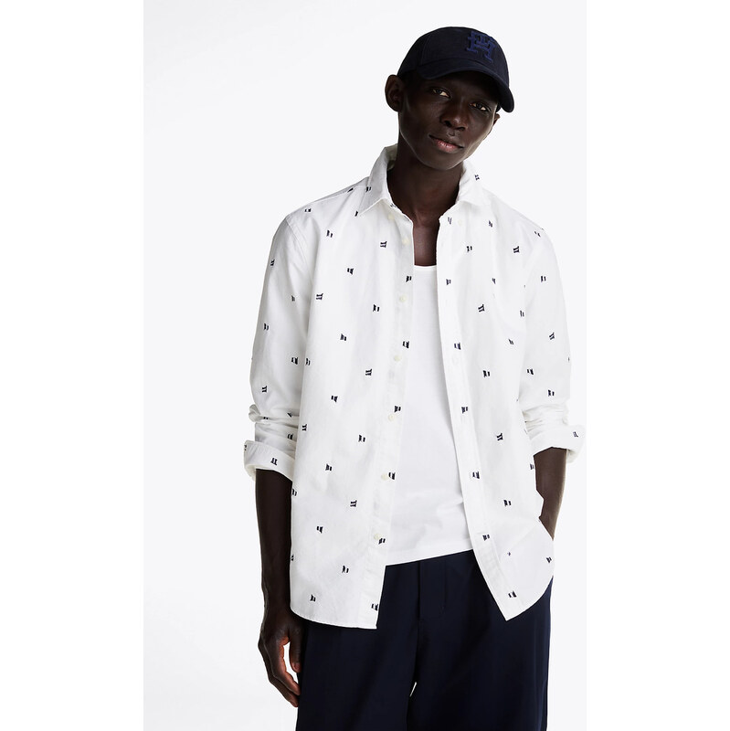 Tommy Hilfiger pánská bílá košile Oxford