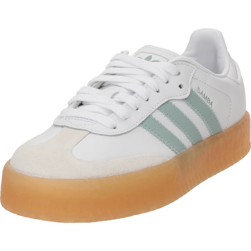 ADIDAS ORIGINALS Tenisky 'Sambae' zelená / bílá / barva bílé vlny