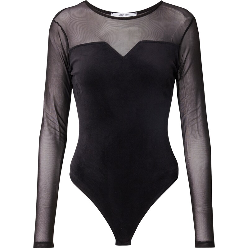 ABOUT YOU Tričkové body Jula černá 103933651