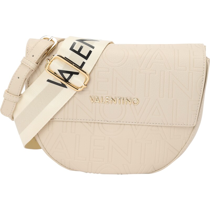 VALENTINO Taška přes rameno Pattina režná / tmavě béžová / černá 103892505