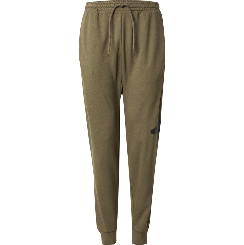 ADIDAS SPORTSWEAR Sportovní kalhoty khaki / černá