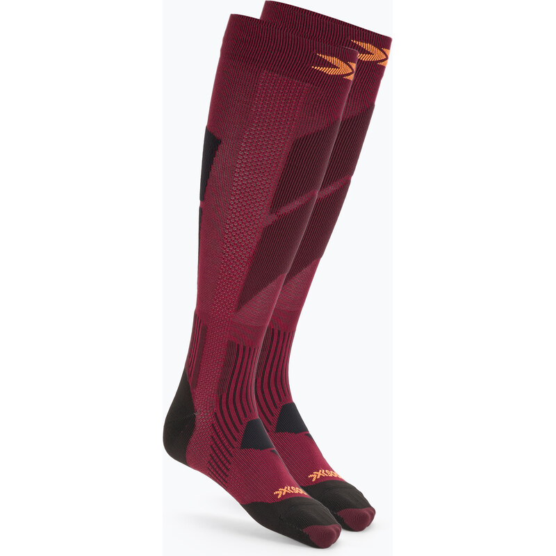 Lyžařské ponožky X-Socks Ski Perform Otc dune red/orange