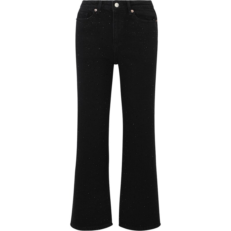 Vero Moda Petite Džíny 'VMTESSA' černá džínovina / bílá