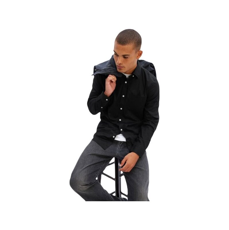 GAP V-LS SLIM STRETCH POPLIN Pánská košile
