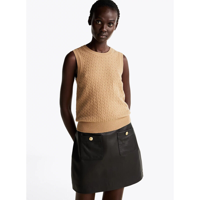 Tommy Hilfiger dámská béžová vesta