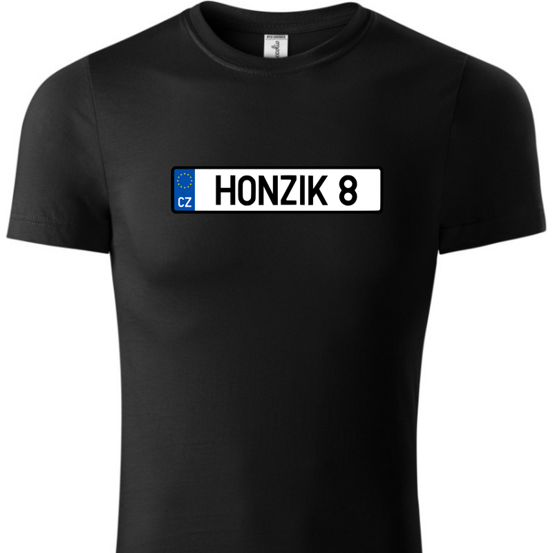 Fenomeno Dětské tričko Vlastní SPZ