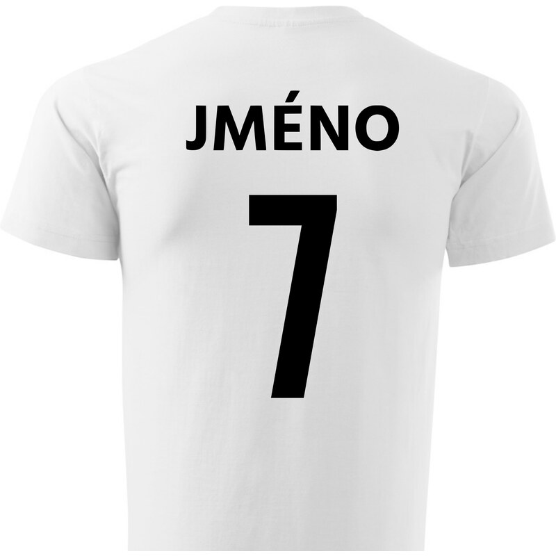 Fenomeno Pánské tričko Jméno + Číslo