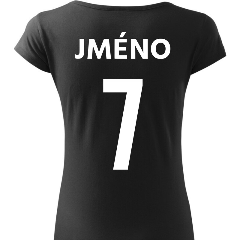 Fenomeno Dámské tričko Jméno + Číslo
