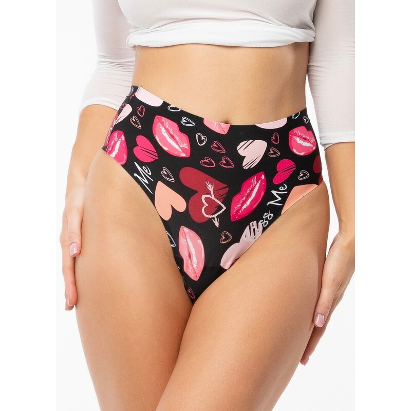Tanga JULIMEX KISS ME STRING MAXI černá