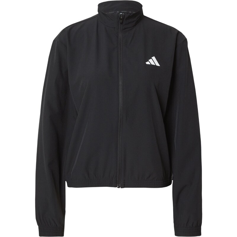 ADIDAS PERFORMANCE Sportovní bunda Train Essentials černá / bílá 107500248