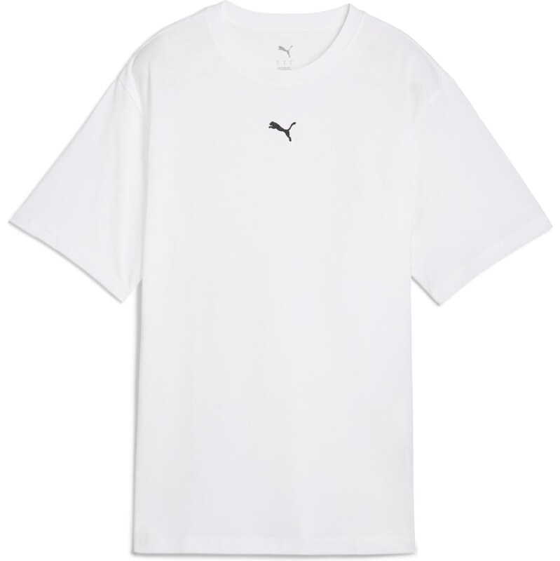 PUMA Tričko Ess černá / bílá 105469131