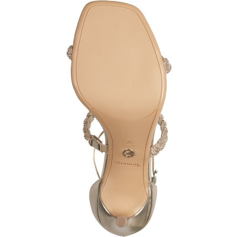 Dámské sandály TAMARIS 28035-42-933 zlatá S4