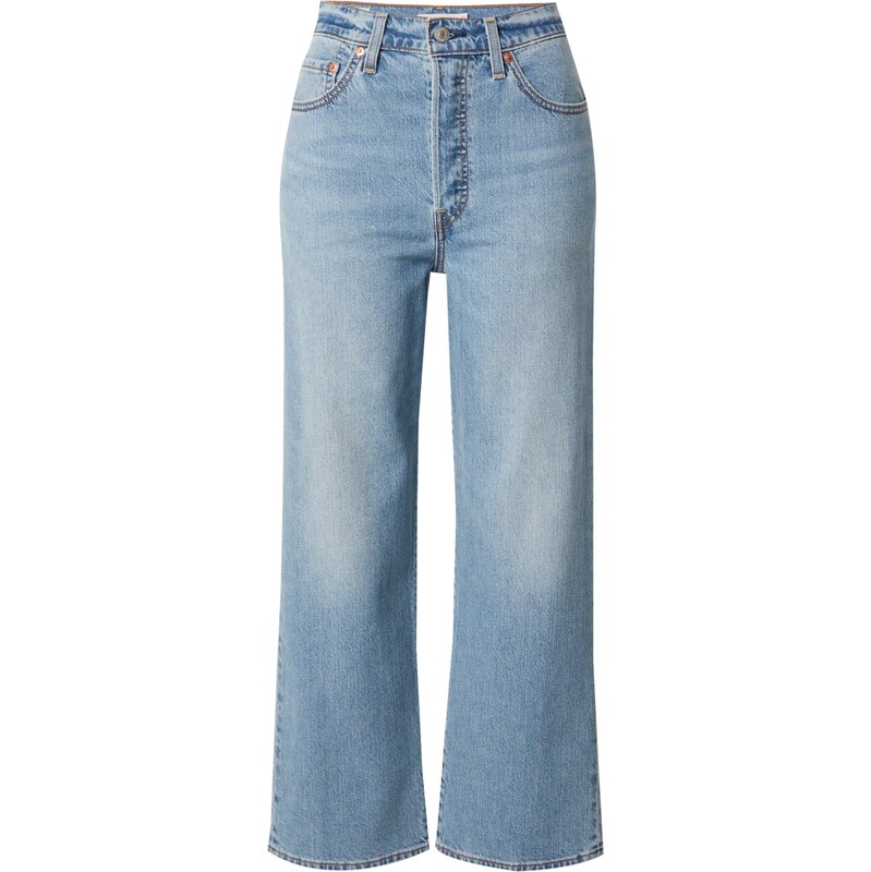 LEVIS  Džíny Ribcage Straight Ankle azurová
