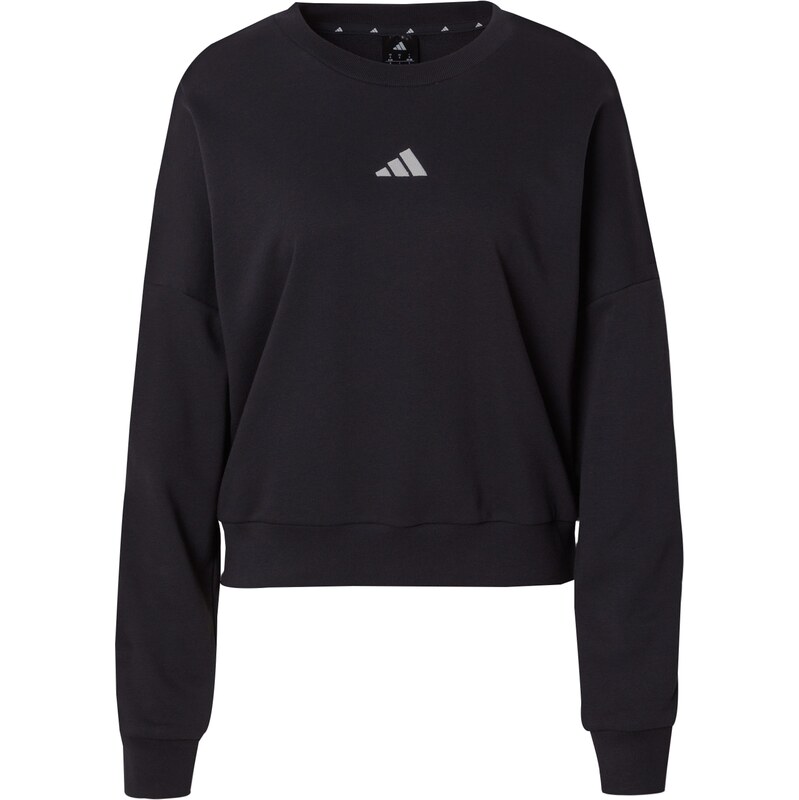 ADIDAS SPORTSWEAR Sportovní mikina černá / bílá