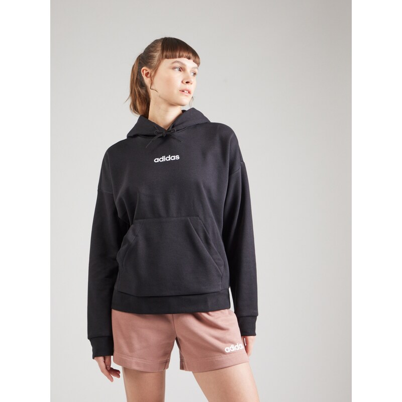 ADIDAS SPORTSWEAR Sportovní mikina černá / bílá