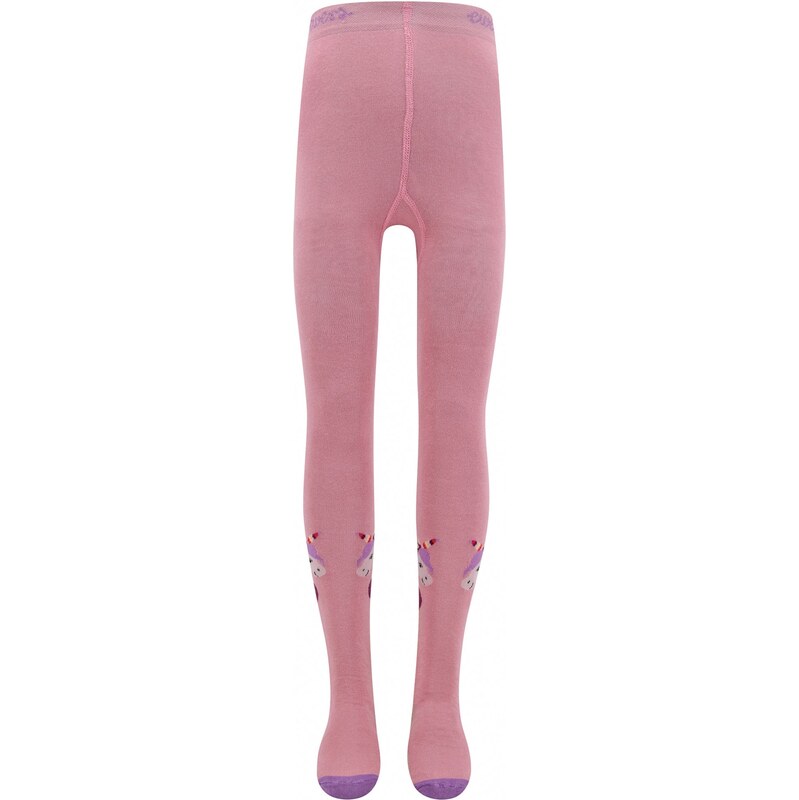 EWERS Punčocháče Einhorn béžová / zlatá / fuchsiová / růžová