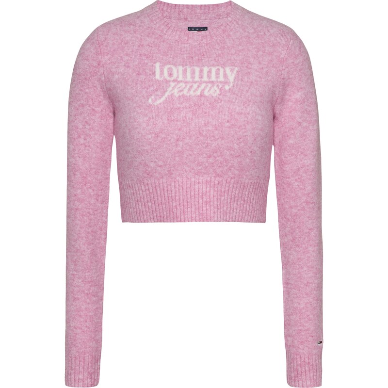 Tommy Jeans Svetr eosin / bílá