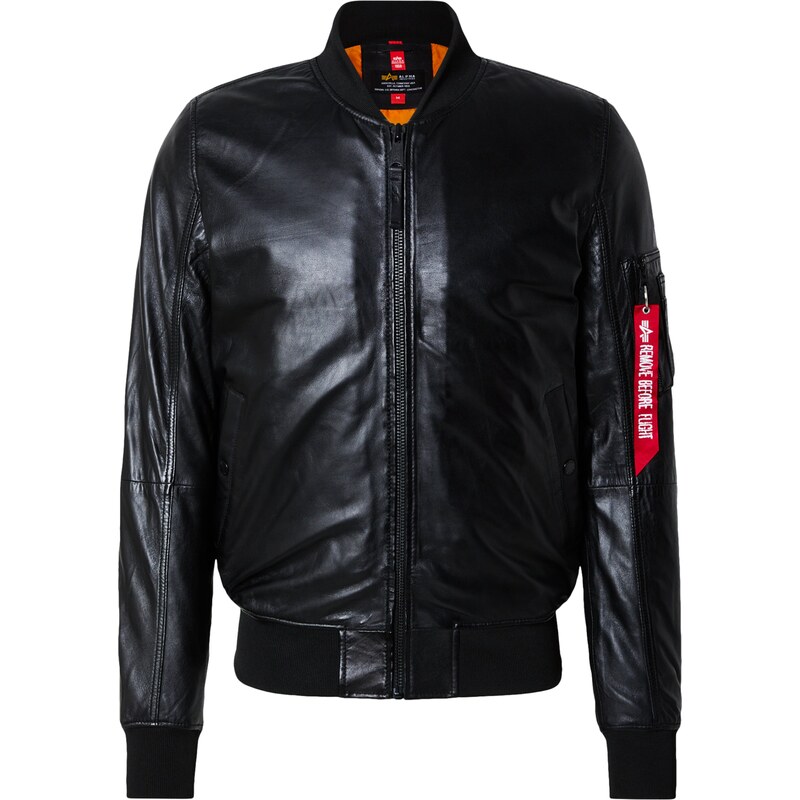 ALPHA INDUSTRIES Přechodná bunda 'MA-1' černá