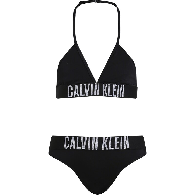 Calvin Klein Underwear Bikiny světle šedá / černá
