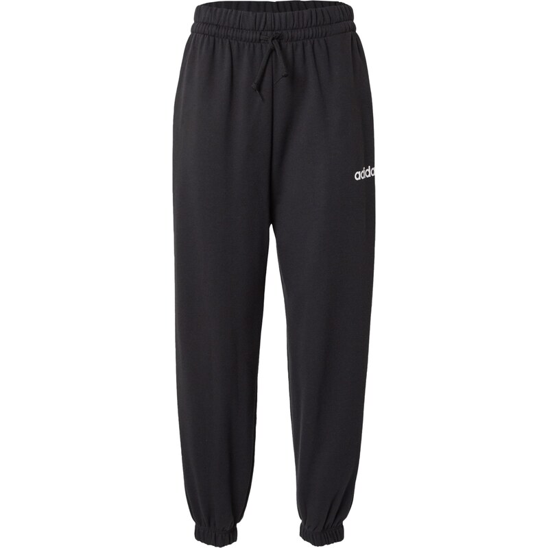 ADIDAS SPORTSWEAR Sportovní kalhoty Essentials černá / bílá