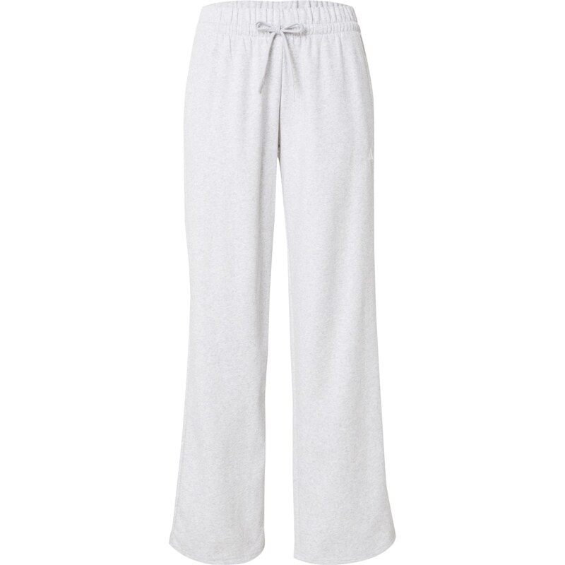 ADIDAS SPORTSWEAR Sportovní kalhoty Essentials šedý melír / bílá