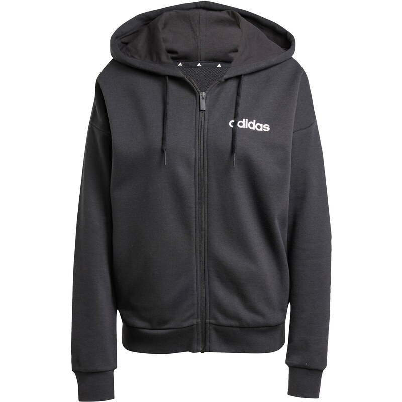 ADIDAS SPORTSWEAR Sportovní mikina Essentials černá / bílá