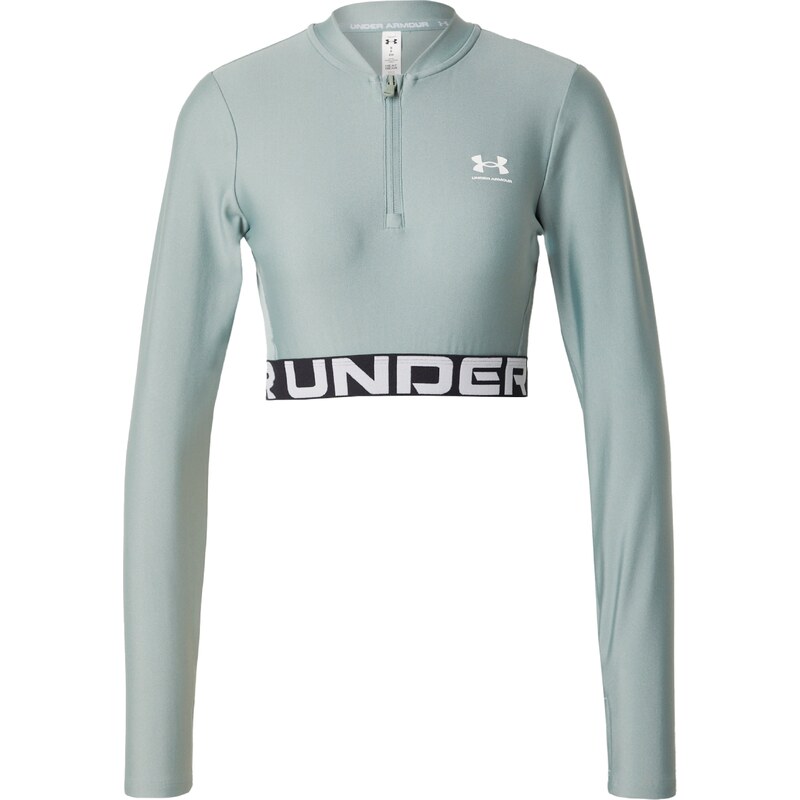 UNDER ARMOUR Funkční tričko HeatGear světle zelená / černá /