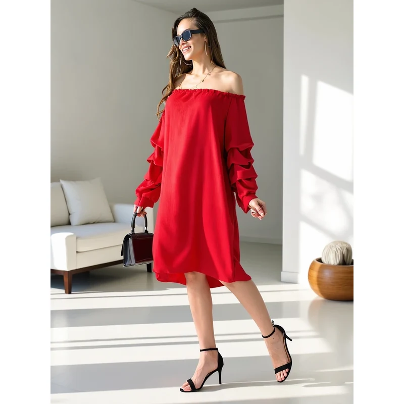 Resti Smooth womens dress ala Spanish with ruffles
